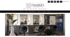 Desktop Screenshot of changessalon.com