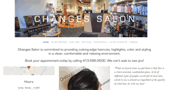 Desktop Screenshot of changessalon.net