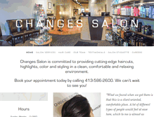 Tablet Screenshot of changessalon.net